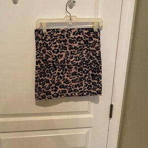 Forever 21 stretchy Cheetah Pencil Skirt